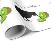 Kiwi Cannibalism Gift Wrap Cadeaupapier (Rol Hoek)