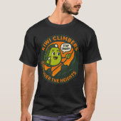 Kiwi Climbers Conquer The Heights T-shirt (Voorkant)