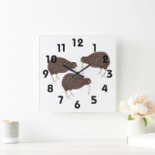 Kiwi Clock Vierkante Klok (Huis)