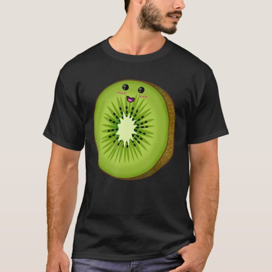 kiwi costuum food fruit halloween lui easy t-shirt (Voorkant)