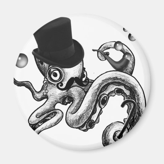 Kiwi de Fancy Octopus Magneet (Voorkant)