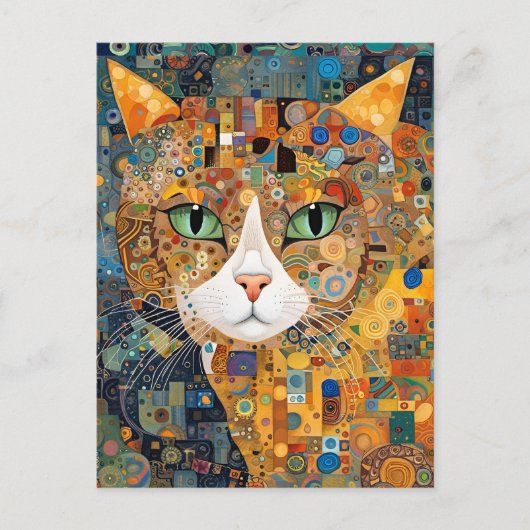 Kiwi de Kat Briefkaart (Voorkant)