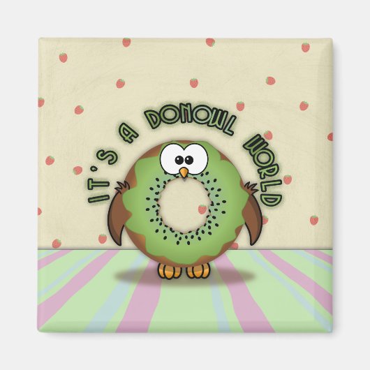 kiwi donowl magneet (Voorkant)