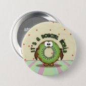 kiwi donowl ronde button 7,6 cm (Voorkant /achterkant)