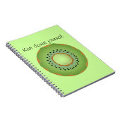 kiwi-donut notitieboek (Rechterzijde)