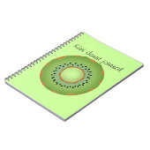 kiwi-donut notitieboek (Linkerzijde)