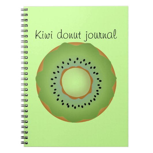 kiwi-donut notitieboek (Voorkant)