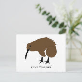 Kiwi Dreamweaver' Briefkaart (Staand voorkant)