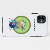 Kiwi drumt muziek uit Nieuw-Zeeland Case-Mate iPhone Case (Achterkant (horizontaal))