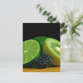 Kiwi en limoen briefkaart (Staand voorkant)