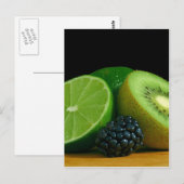 Kiwi en limoen briefkaart (Voorkant / Achterkant)
