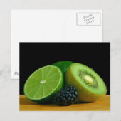 Kiwi en limoen briefkaart (Voorkant / Achterkant)