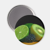 Kiwi en limoen magneet (Voorkant / Achterkant)