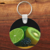 Kiwi en limoen sleutelhanger (Voorkant)