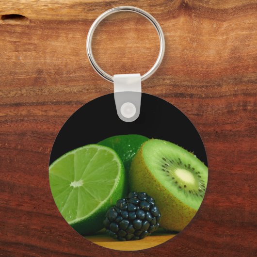 Kiwi en limoen sleutelhanger (Voorkant)