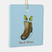 Kiwi en rock wren nz vogels keramisch ornament (Rechts)