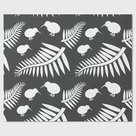 Kiwi en veerboten Nieuw-Zeeland — Verpakkingspapie Cadeaupapier (Vlak)