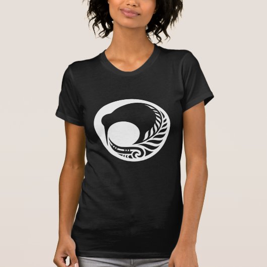 Kiwi Fern Disk T-shirt (Voorkant)