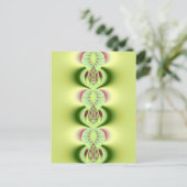 Kiwi Fine Fractal Art Briefkaart (Staand voorkant)