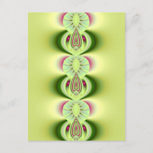 Kiwi Fine Fractal Art Briefkaart
