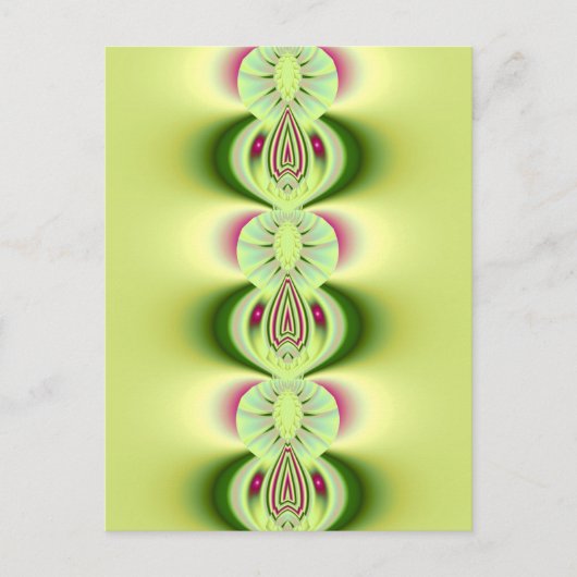 Kiwi Fine Fractal Art Briefkaart (Voorkant)