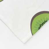 Kiwi Fleece Deken (Hoek)