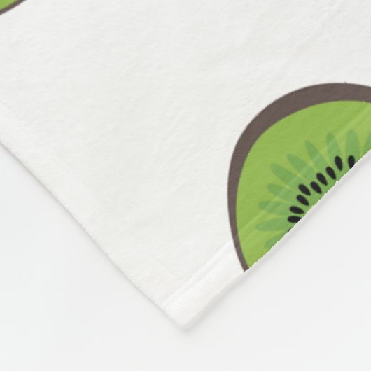 Kiwi Fleece Deken (Hoek)