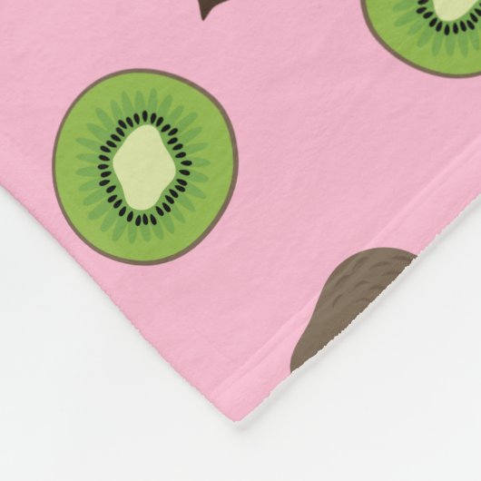 Kiwi Fleece Deken (Hoek)