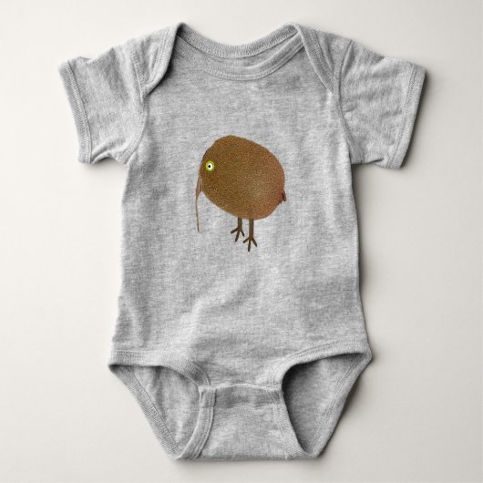 Kiwi Fruit Bird Baby Bodysuit (Voorkant)