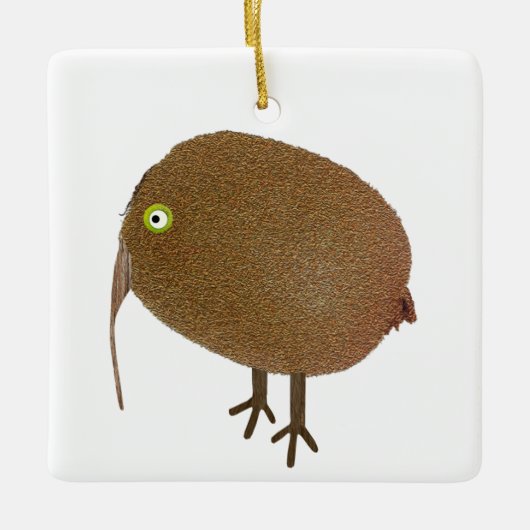Kiwi Fruit Bird Ornament (Voorkant)