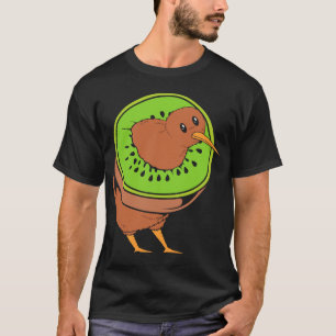 Kiwi Fruit Bird Pun Cute Kiwi Bird T-shirt
