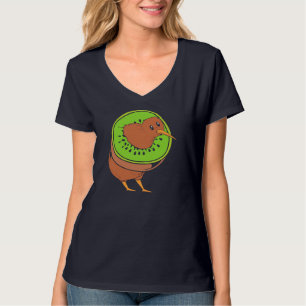 Kiwi Fruit Bird Pun Cute Kiwi Bird T-shirt