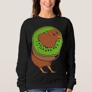 Kiwi Fruit Bird Pun Cute Kiwi Bird Trui