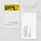 Kiwi Fruit Closeup Groothandel Visitekaartje (Voorkant / Achterkant)