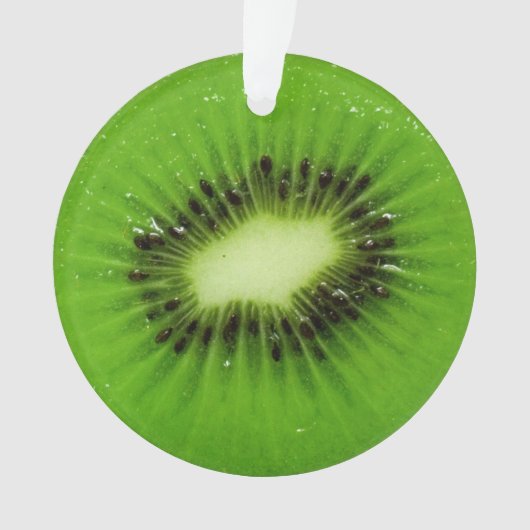 Kiwi Fruit Fresh Slice Ornament (voorkant)