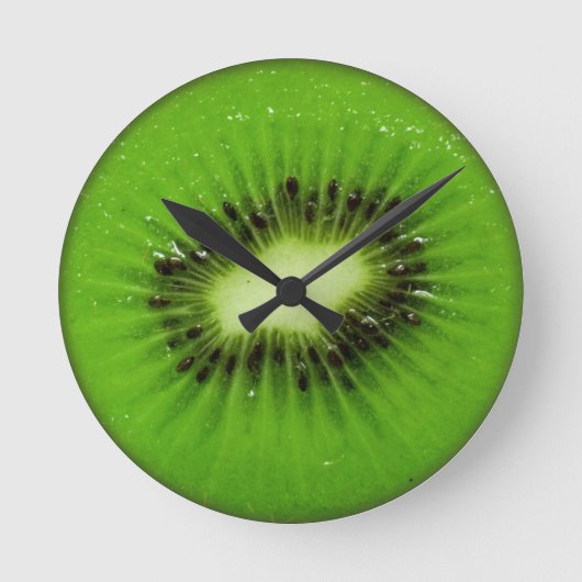 Kiwi Fruit Fresh Slice Ronde Klok (Voorkant)