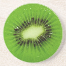 Kiwi Fruit Fresh Slice Zandsteen Onderzetter