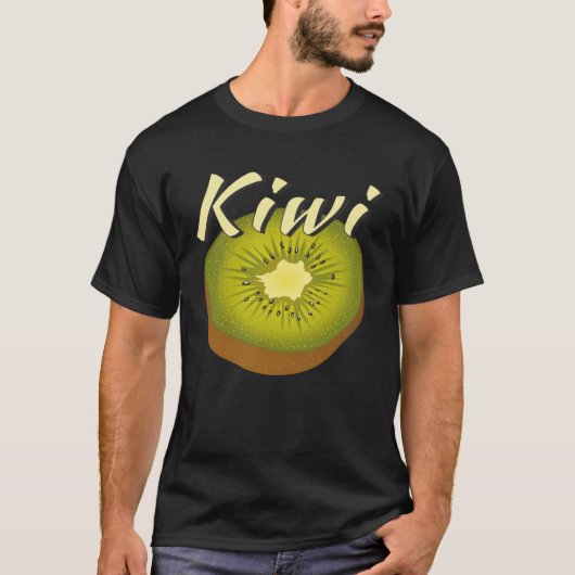 KIWI Fruit Fruit Vitamins Vegan Kiwi T-shirt (Voorkant)