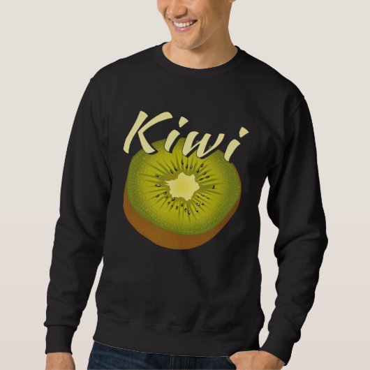 KIWI Fruit Fruit Vitamins Vegan Kiwi Trui (Voorkant)
