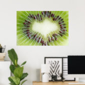 Kiwi Fruit Inside Poster (Thuiskantoor)