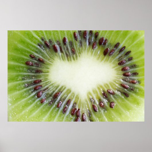 Kiwi Fruit Inside Poster (Voorkant)