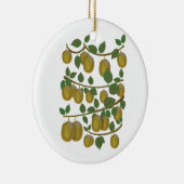 Kiwi Fruit Keramisch Ornament (Rechts)