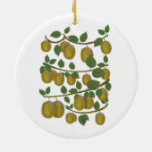 Kiwi Fruit Keramisch Ornament (Achterkant)