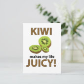 Kiwi Fruit Liefhebber Briefkaart (Staand voorkant)