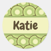 Kiwi Fruit Pattern Label (Voorkant)