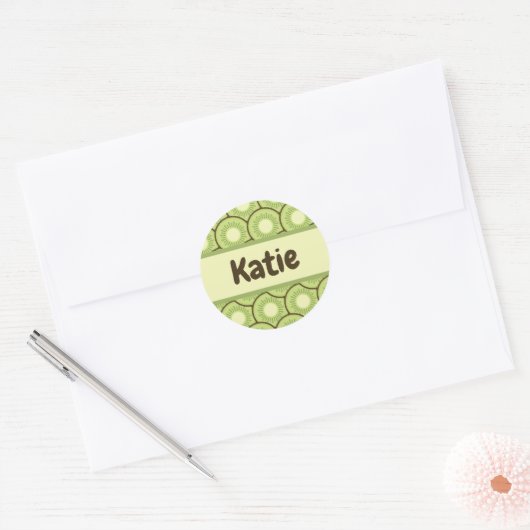 Kiwi Fruit Pattern Label (Envelop)