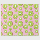 Kiwi Fruit Pattern Wrapping Paper Cadeaupapier (Vlak)