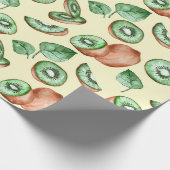 Kiwi Fruit Pattern Wrapping Paper Cadeaupapier (Hoek)