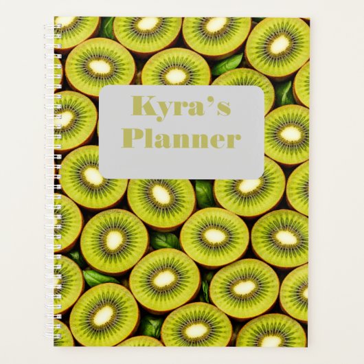 Kiwi Fruit Planner Cover  (Voorkant)
