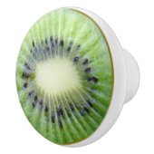 Kiwi Fruit Slice grappige foodie 2D grafisch Keramische Knop (Rechts)